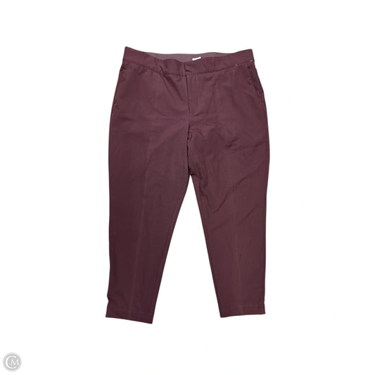 Athletic Pants By Mondetta In Maroon, Size: Xl