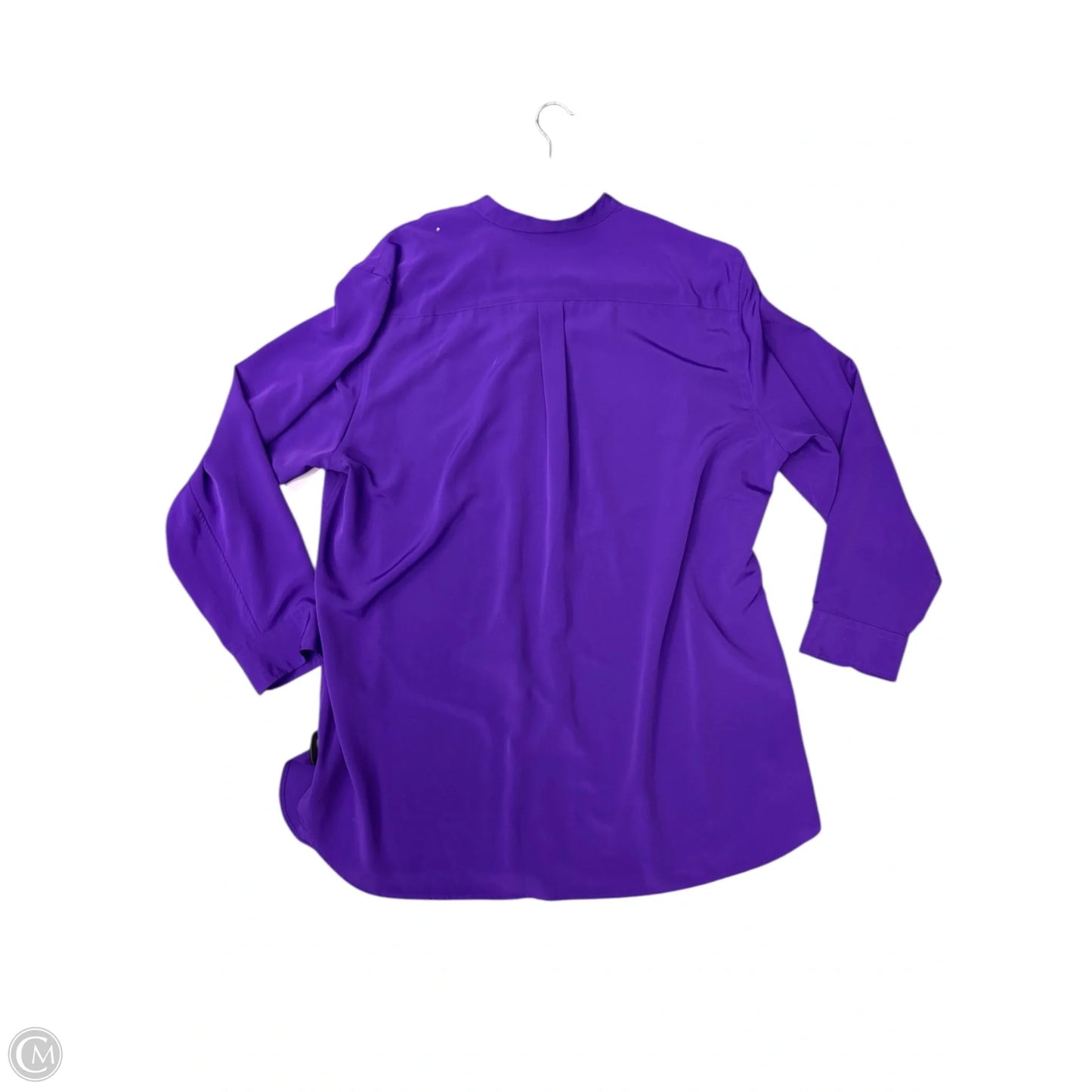Top 3/4 Sleeve By Lauren By Ralph Lauren In Purple, Size: 3x