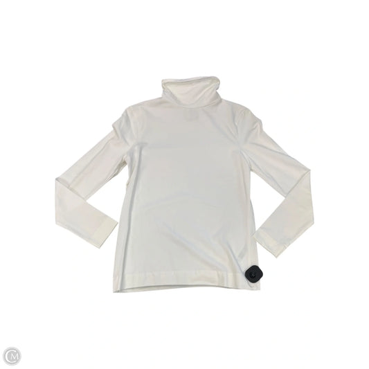 Top Long Sleeve By Clothes Mentor In White, Size: L