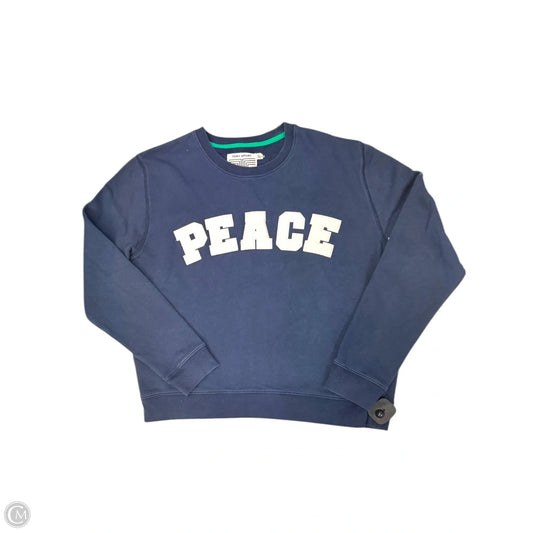 Sweater Designer By Tory Burch In Navy, Size: Xl