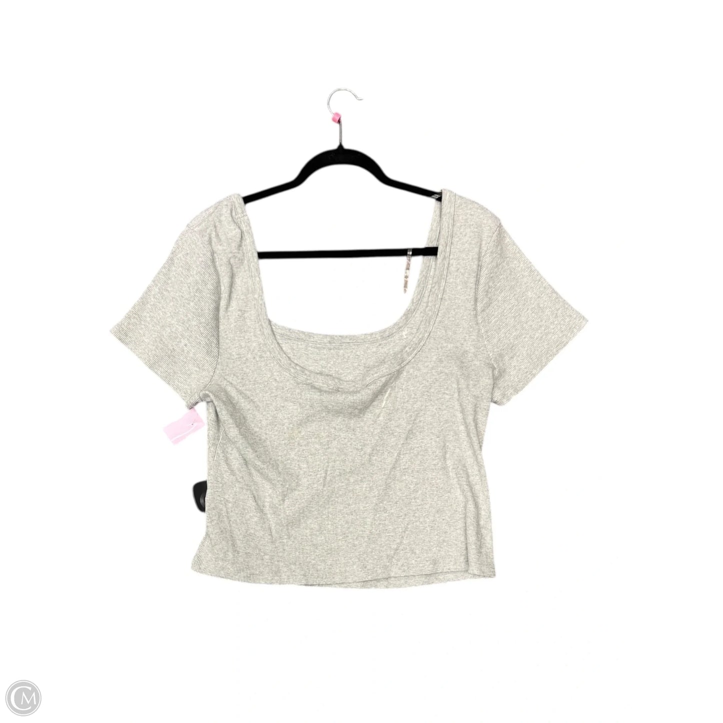 Top Short Sleeve By Universal Thread In Grey, Size: Xxl
