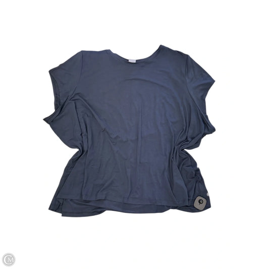 Athletic Top Short Sleeve By Athleta In Blue, Size: 3x