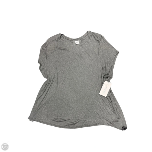 Athletic Top Short Sleeve By Athleta In Grey, Size: 3x