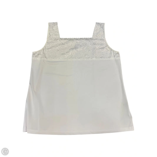 Tank Top By Cj Banks In White, Size: 1x