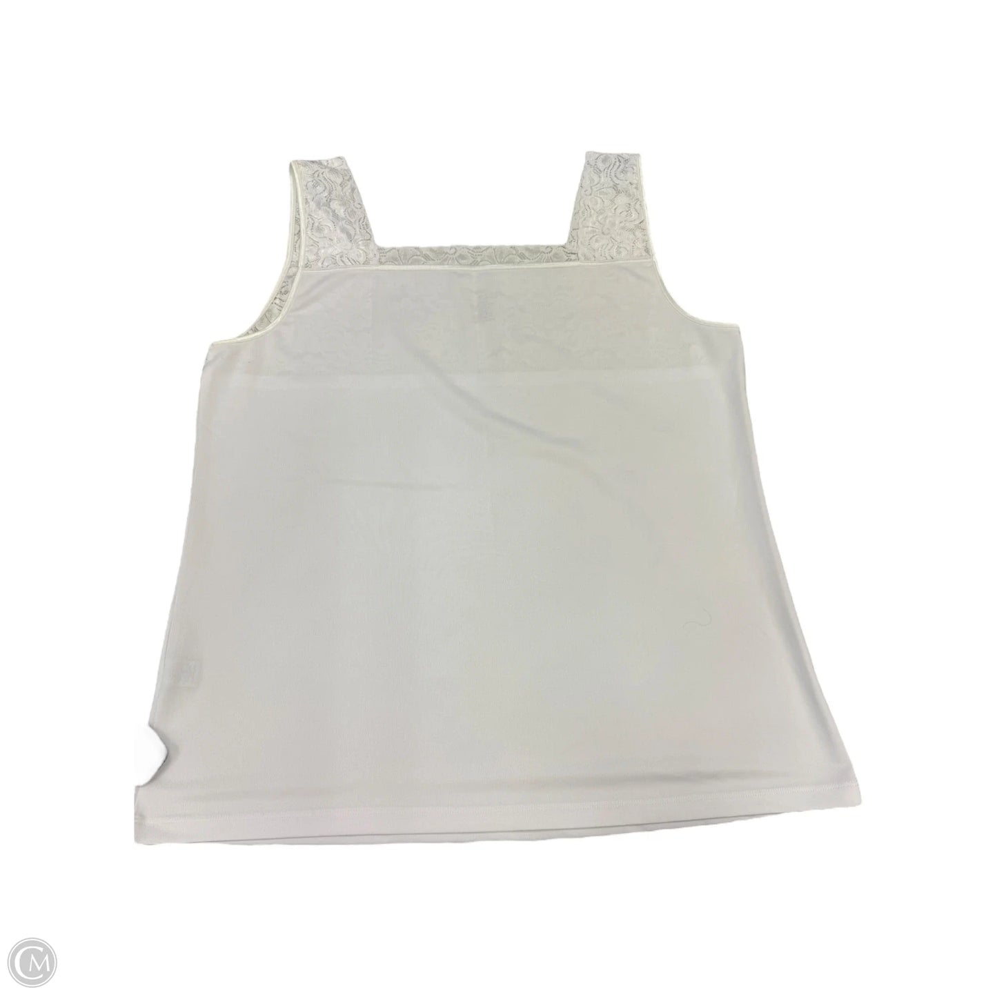 Tank Top By Cj Banks In White, Size: 1x