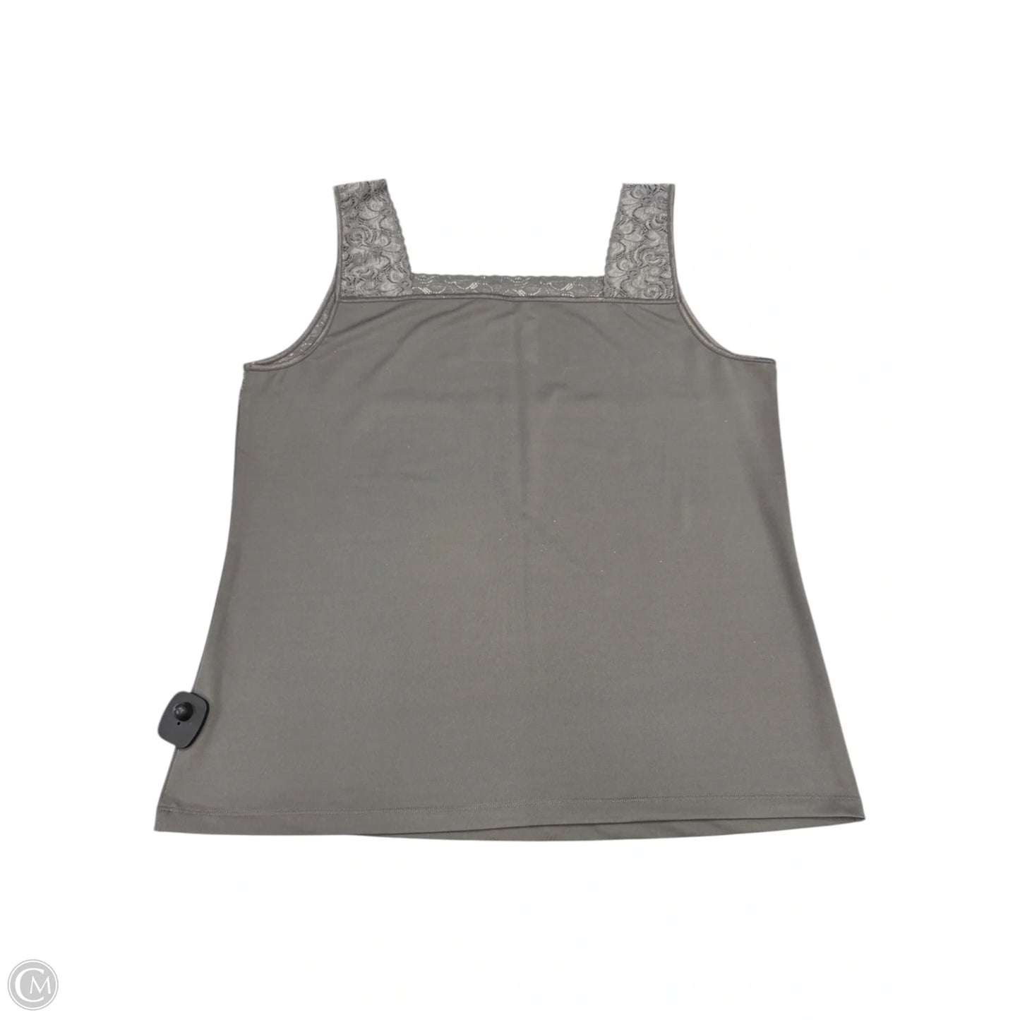 Tank Top By Cj Banks In Grey, Size: 1x