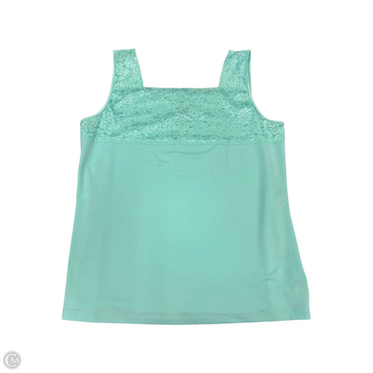 Tank Top By Cj Banks In Aqua, Size: 1x
