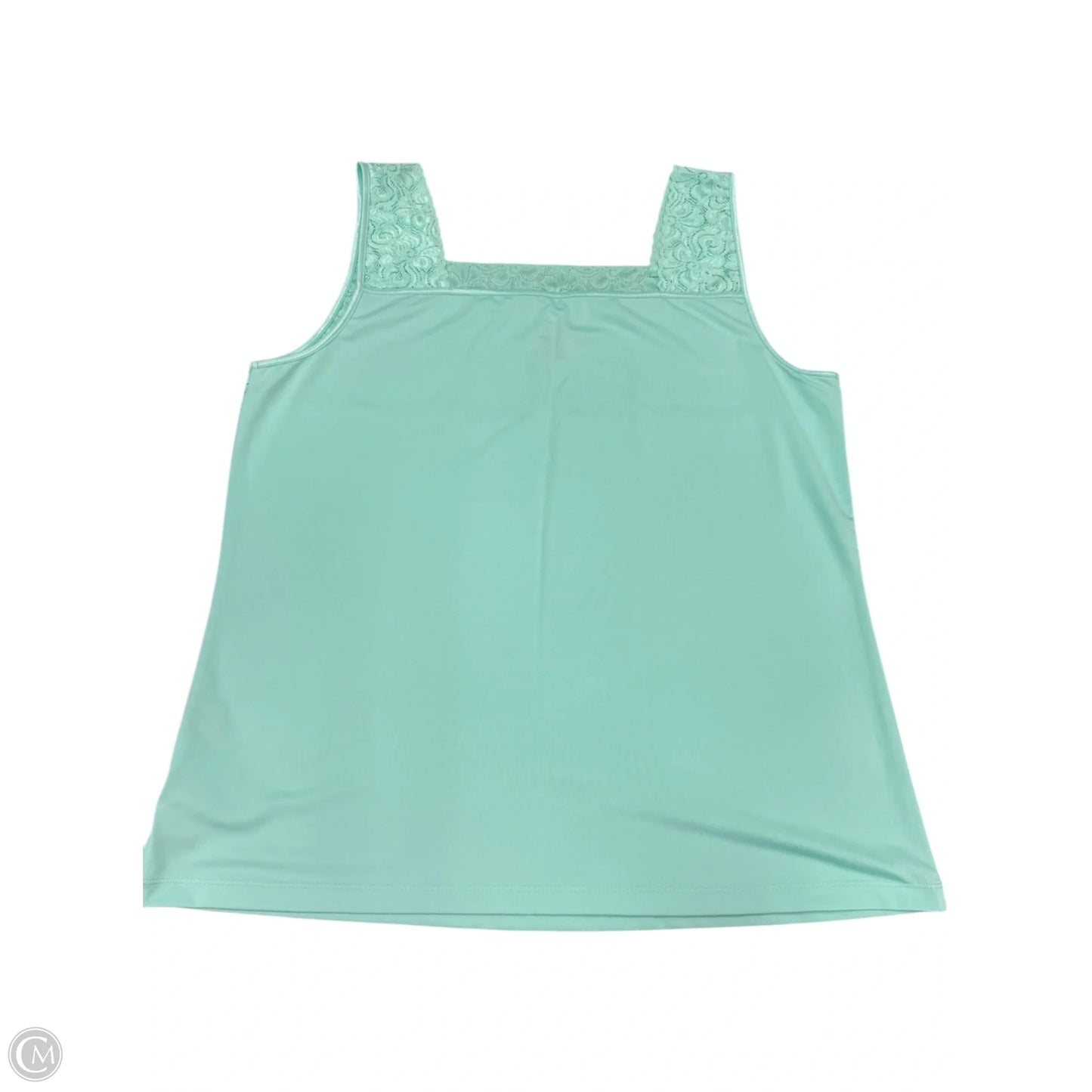 Tank Top By Cj Banks In Aqua, Size: 1x