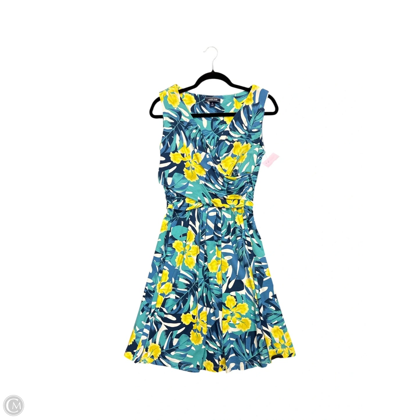 Dress Casual Midi By Lands End In Bronze, Size: 4