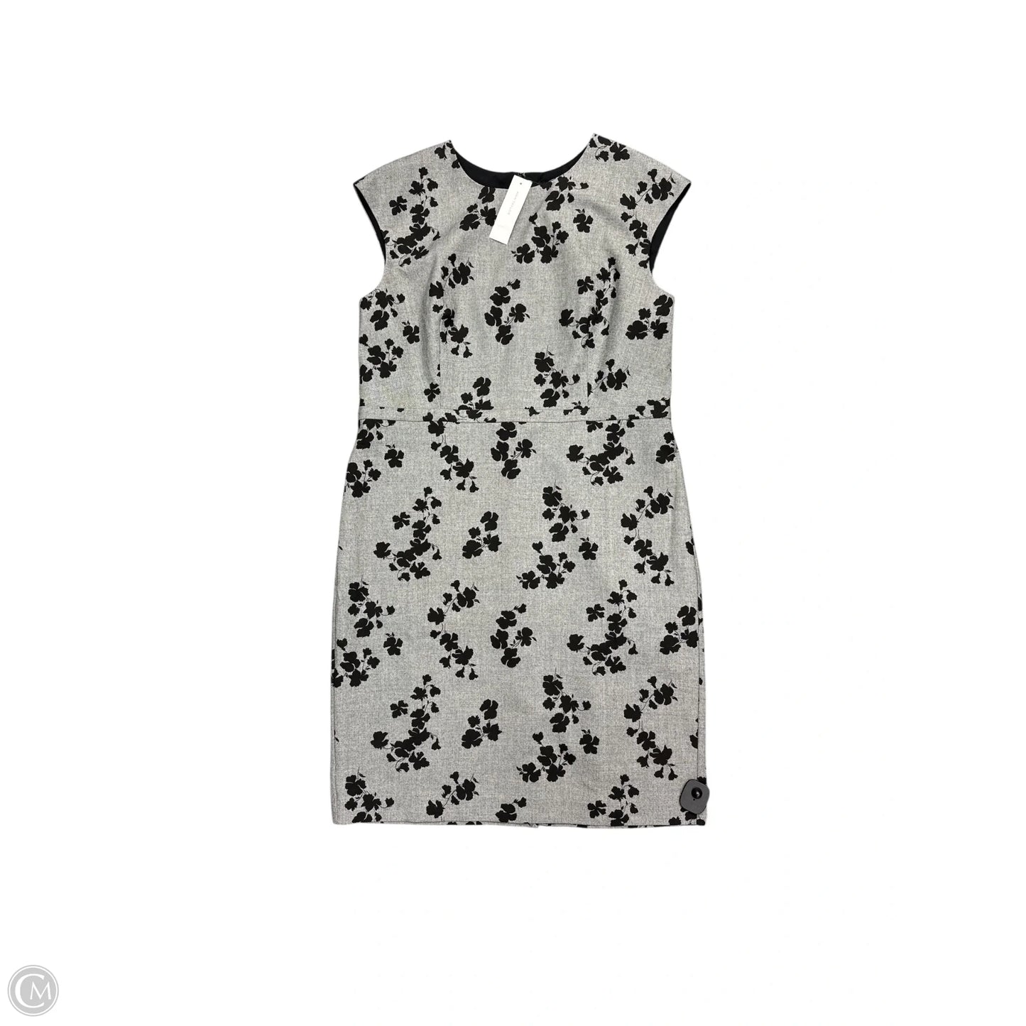 Dress Casual Midi By Ann Taylor In Grey, Size: 18