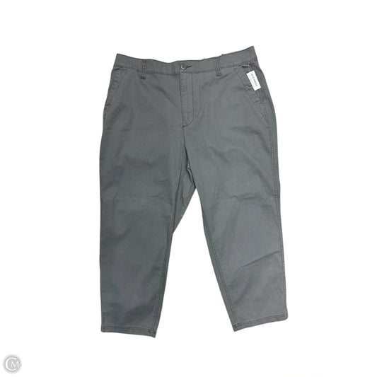 Pants Cropped By Old Navy In Grey, Size: 14