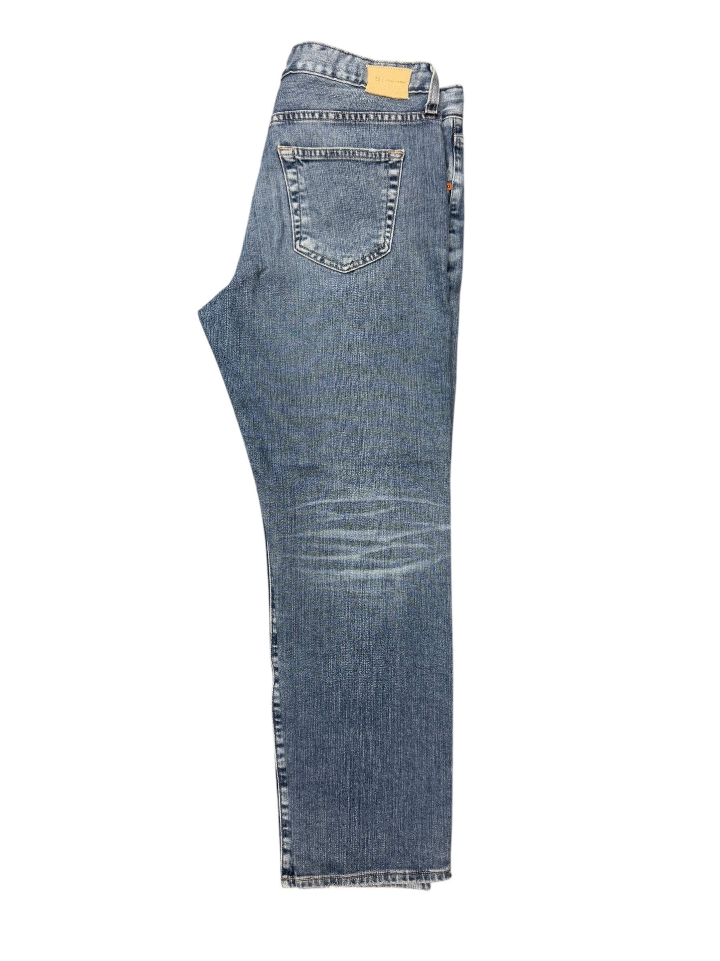 Jeans Straight By Adriano Goldschmied In Blue Denim, Size: 10