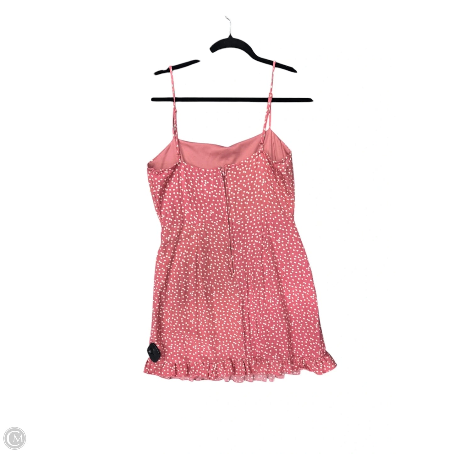 Dress Casual Short By Blue Rain In Pink & White, Size: 10