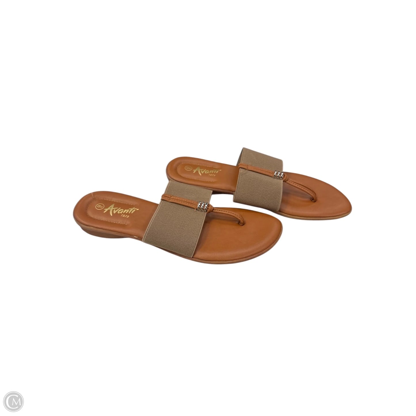 Sandals Flip Flops By Clothes Mentor In Brown, Size: 9