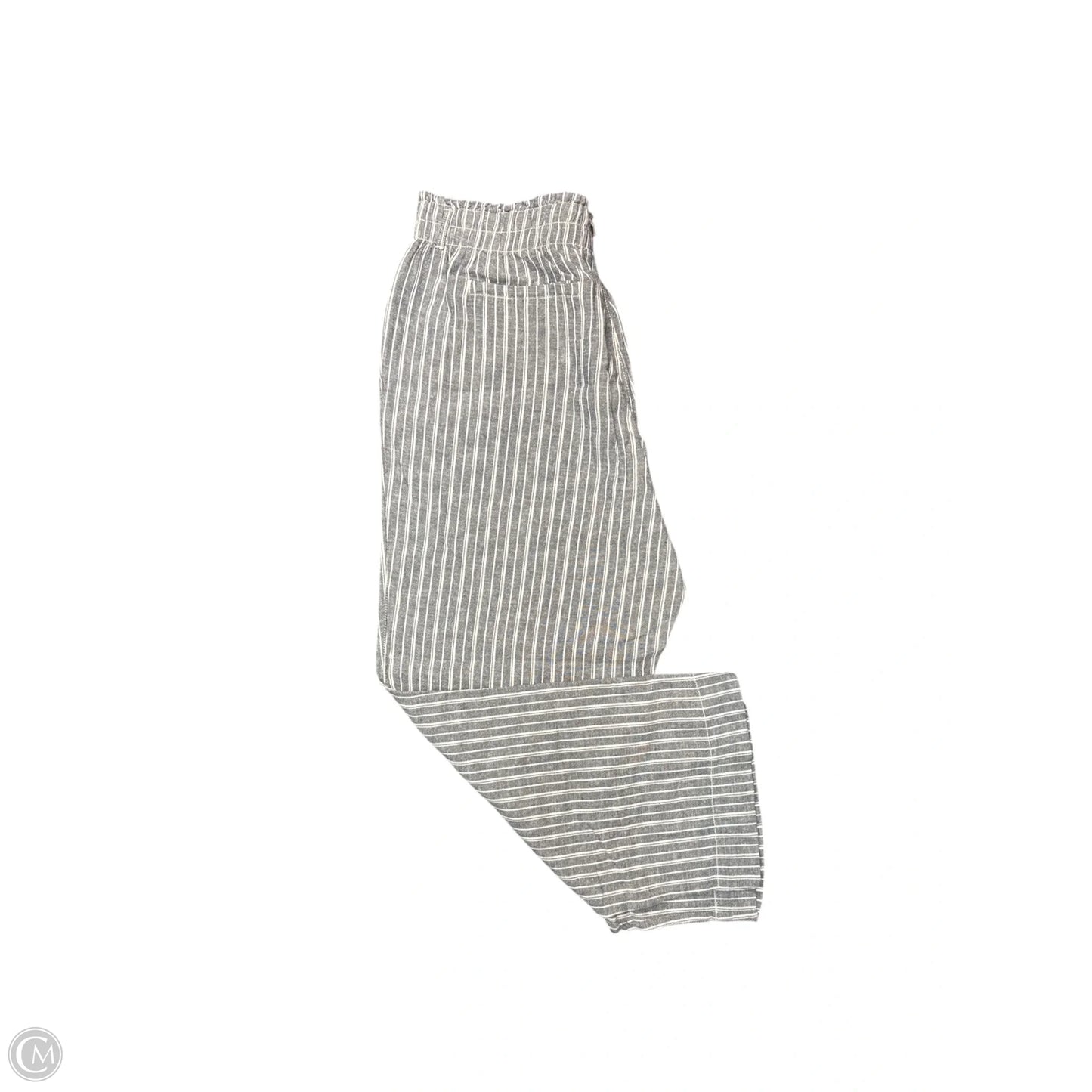 Pants Linen By Briggs In Grey & White, Size: 16