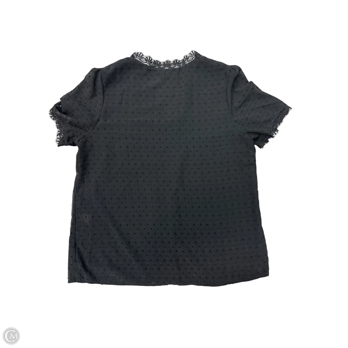 Top Short Sleeve By Clothes Mentor In Black, Size: Xl