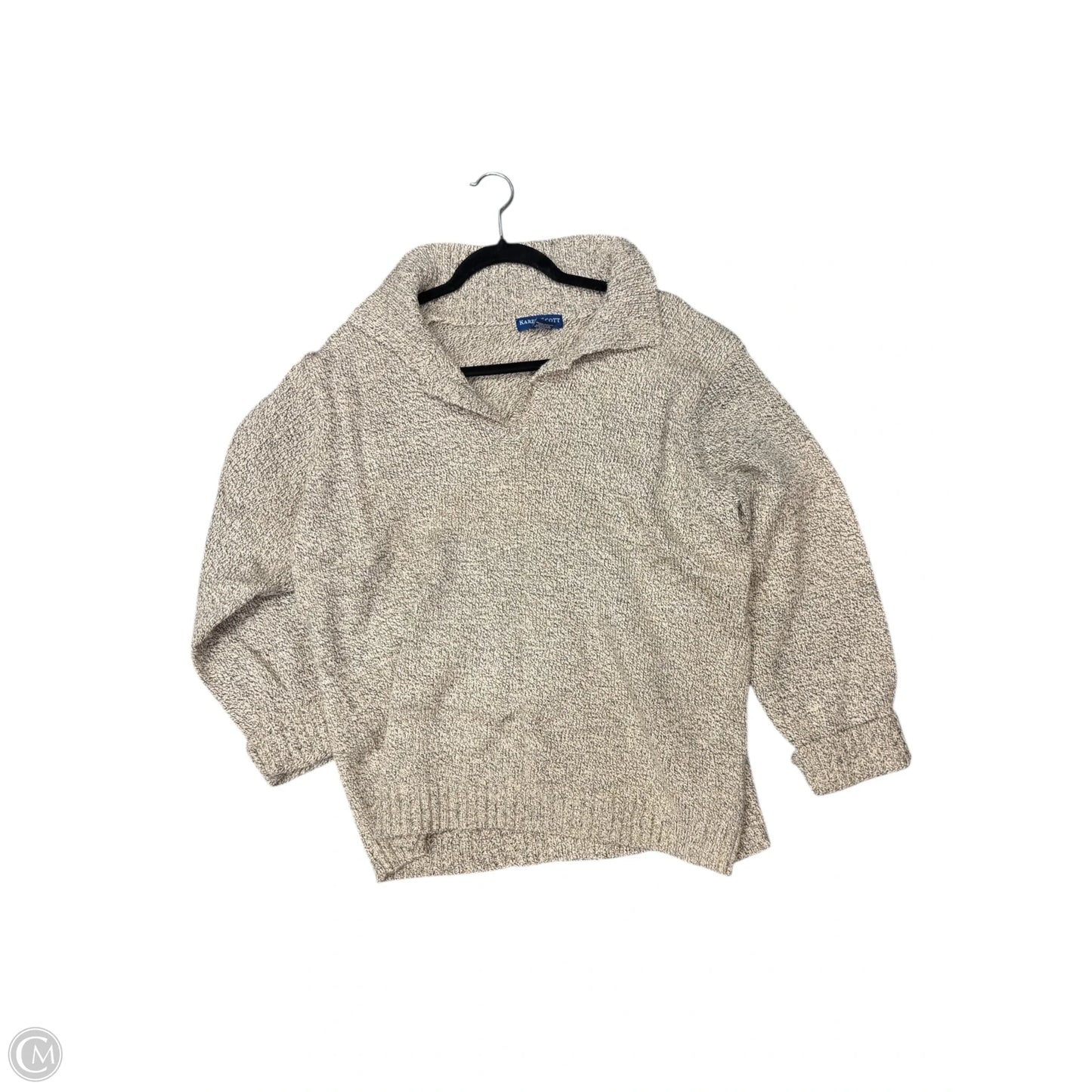 Top Long Sleeve By Clothes Mentor In Grey, Size: 1x