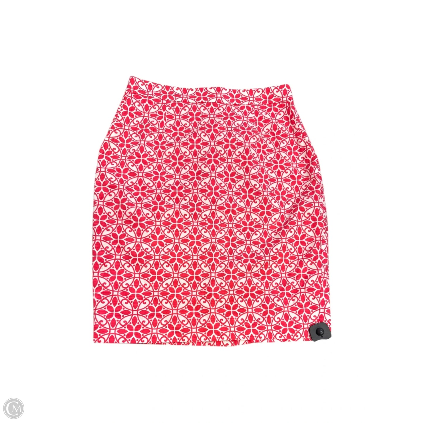 Skirt Midi By Boden In Pink & White, Size: 8