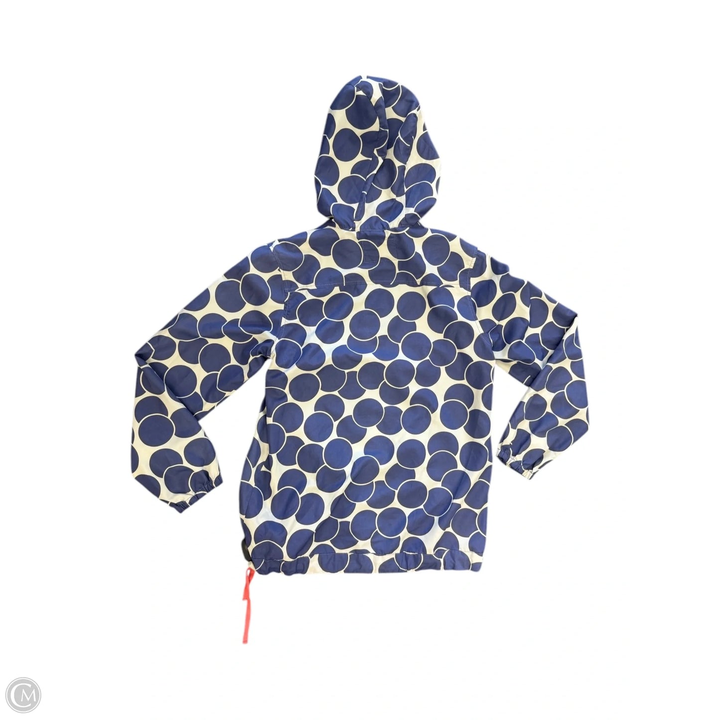 Jacket Windbreaker By Boden In Purple & White, Size: 6