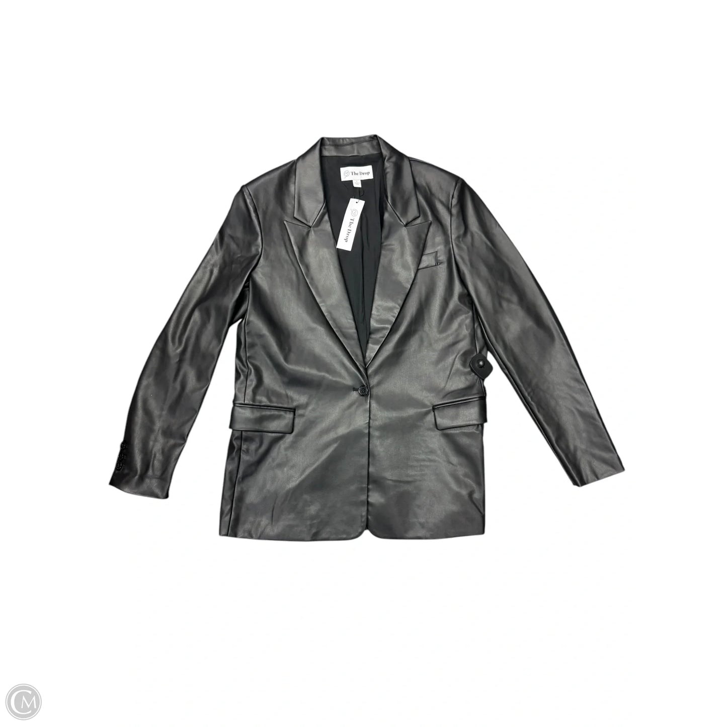Blazer By Clothes Mentor In Black, Size: L