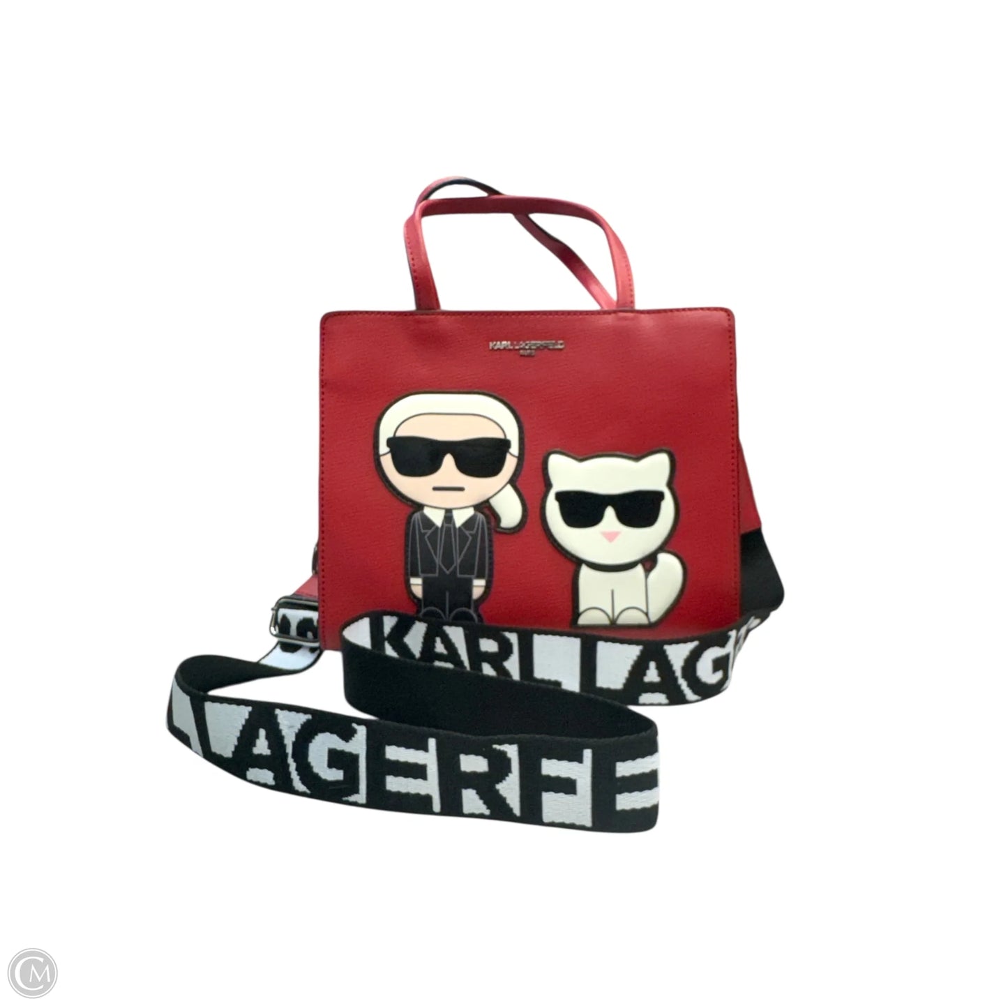 Crossbody Designer By Karl Lagerfeld, Size: Medium