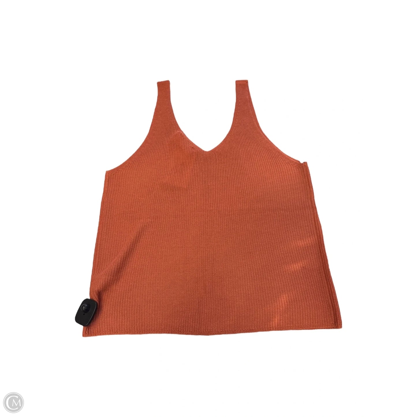 Tank Top By Double Zero In Orange, Size: L
