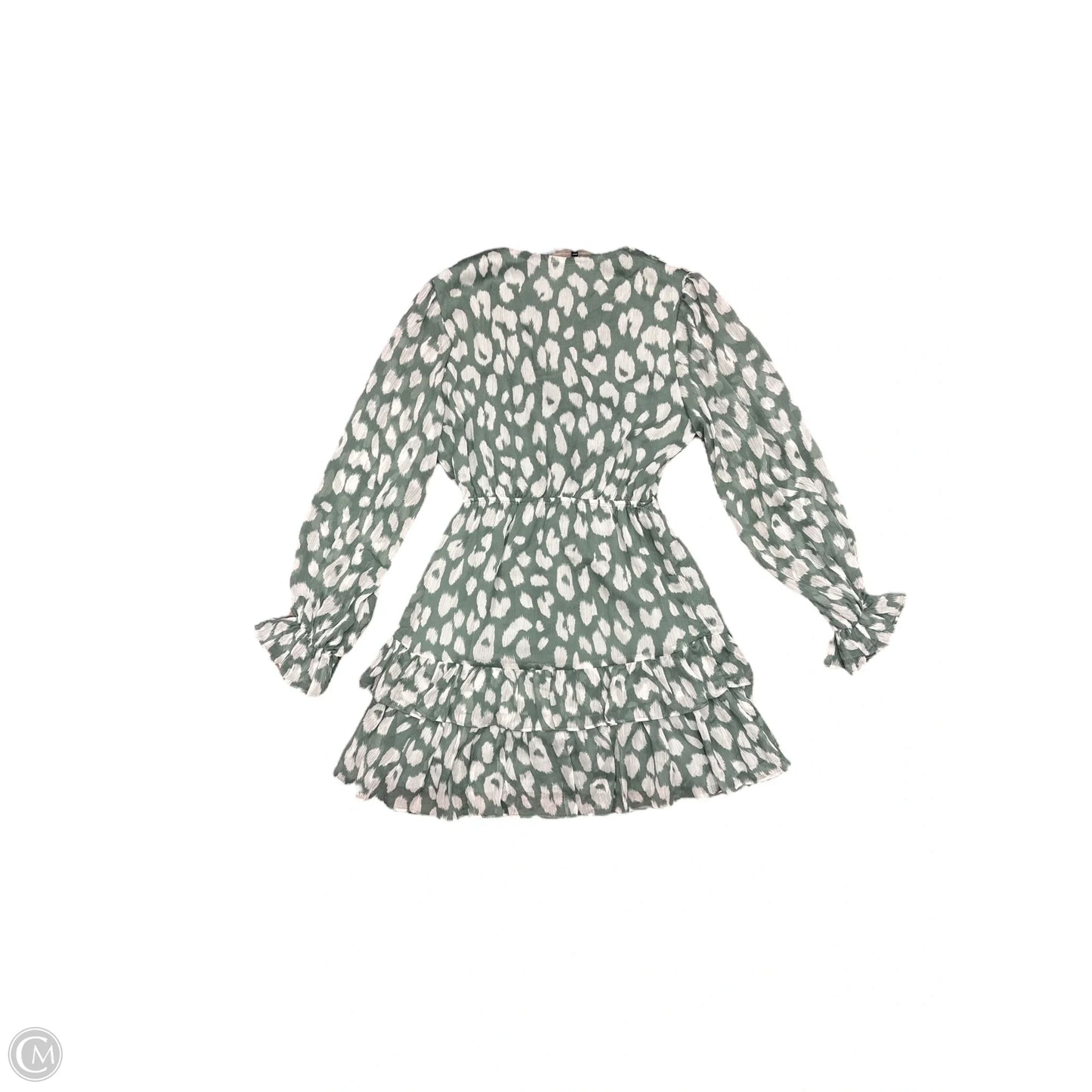 Dress Casual Short By By Together In Green & White, Size: S