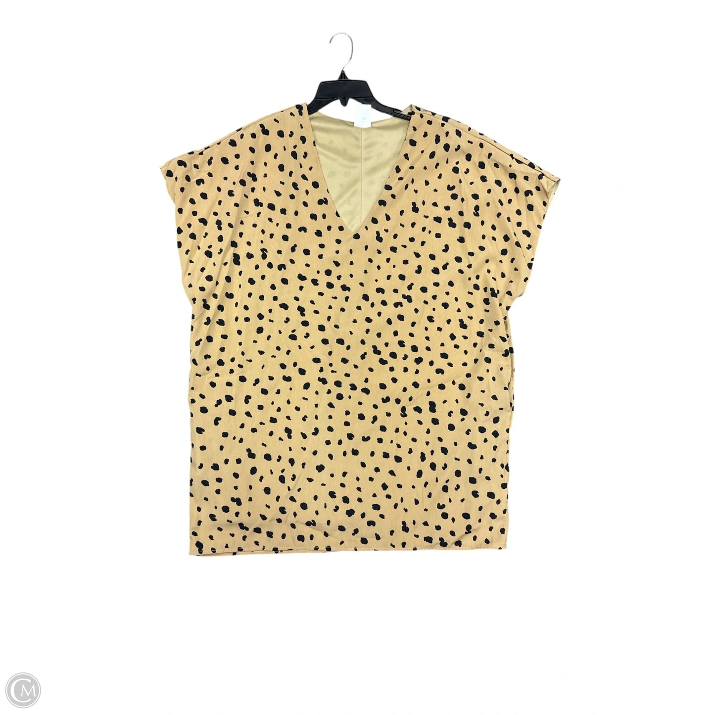 Tunic Short Sleeve By By Together In Animal Print, Size: L