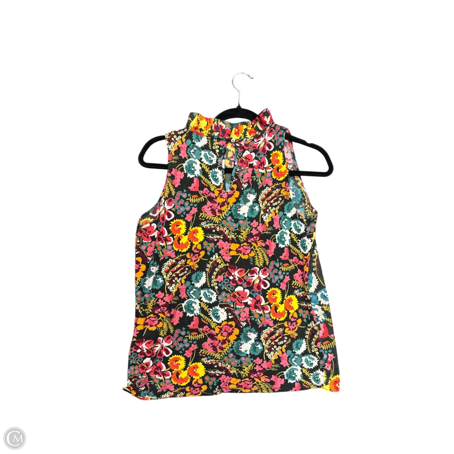 Top Sleeveless By Loft In Floral Print, Size: S