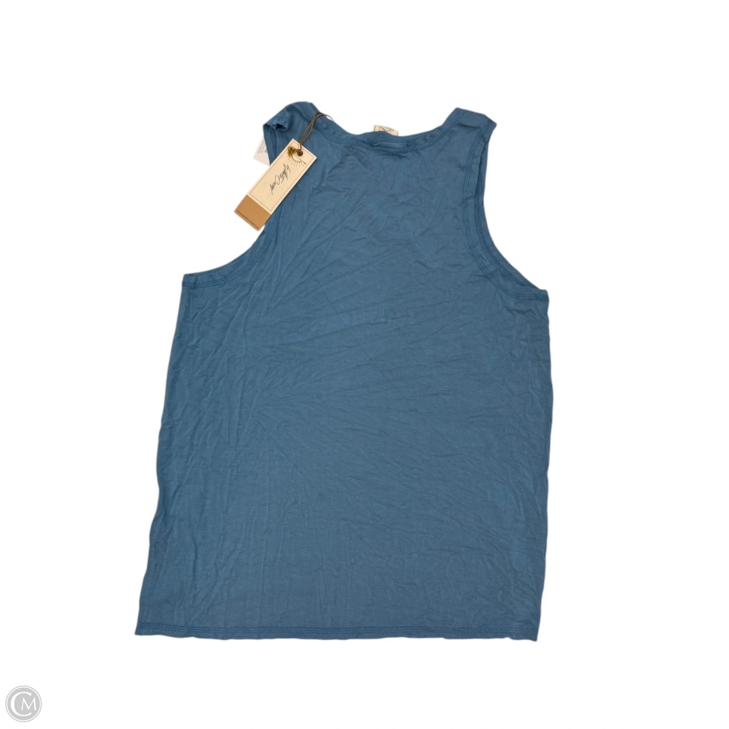 Top Sleeveless By White Crow In Blue, Size: M