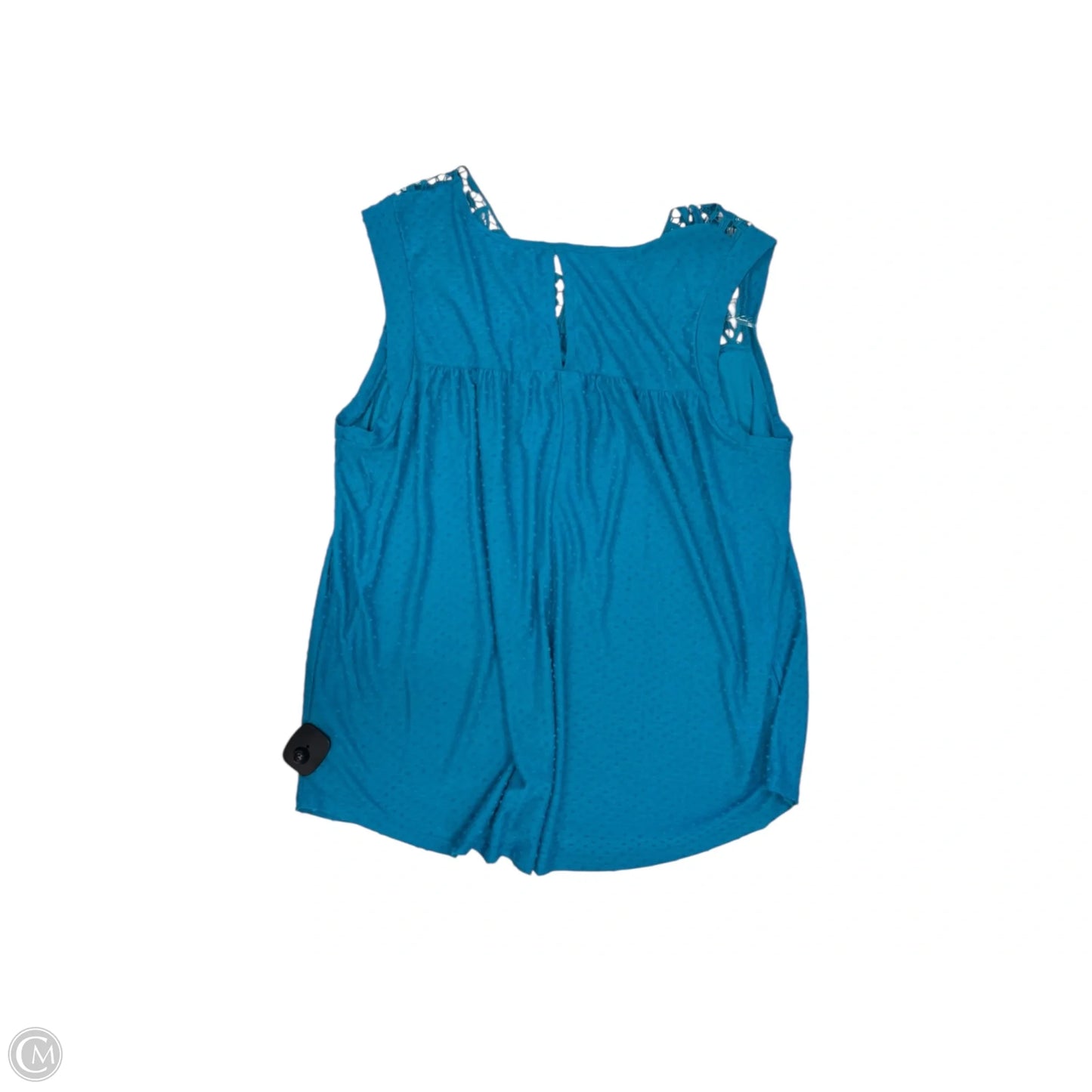 Top Sleeveless By Zac And Rachel In Blue, Size: 2x