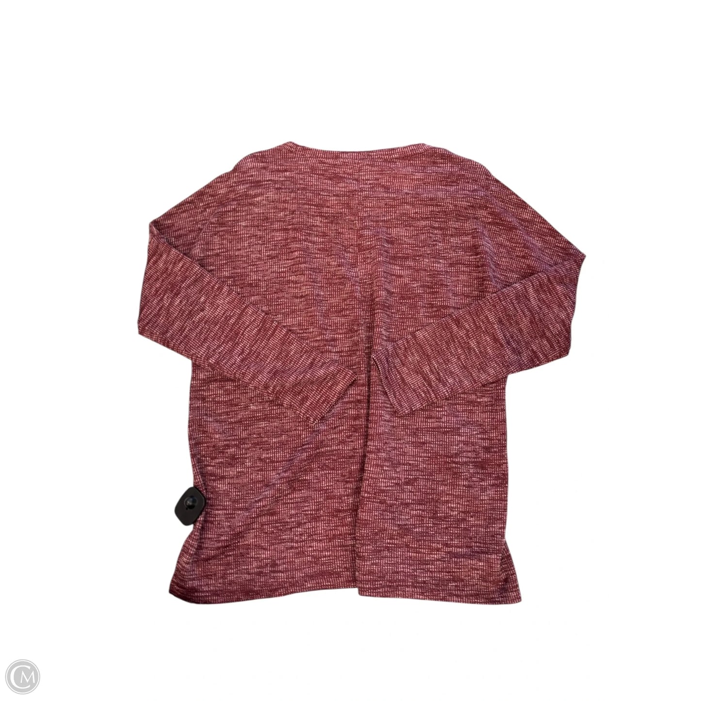 Top Long Sleeve By Listicle In Red, Size: M