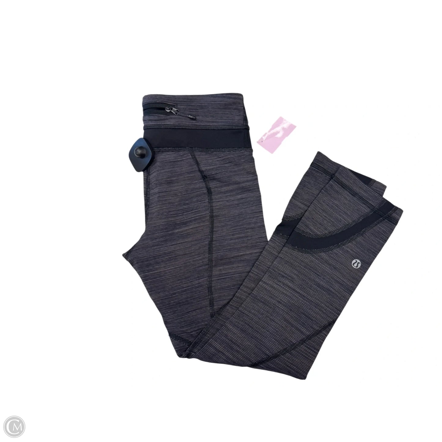 Athletic Capris By Lululemon In Grey, Size: S
