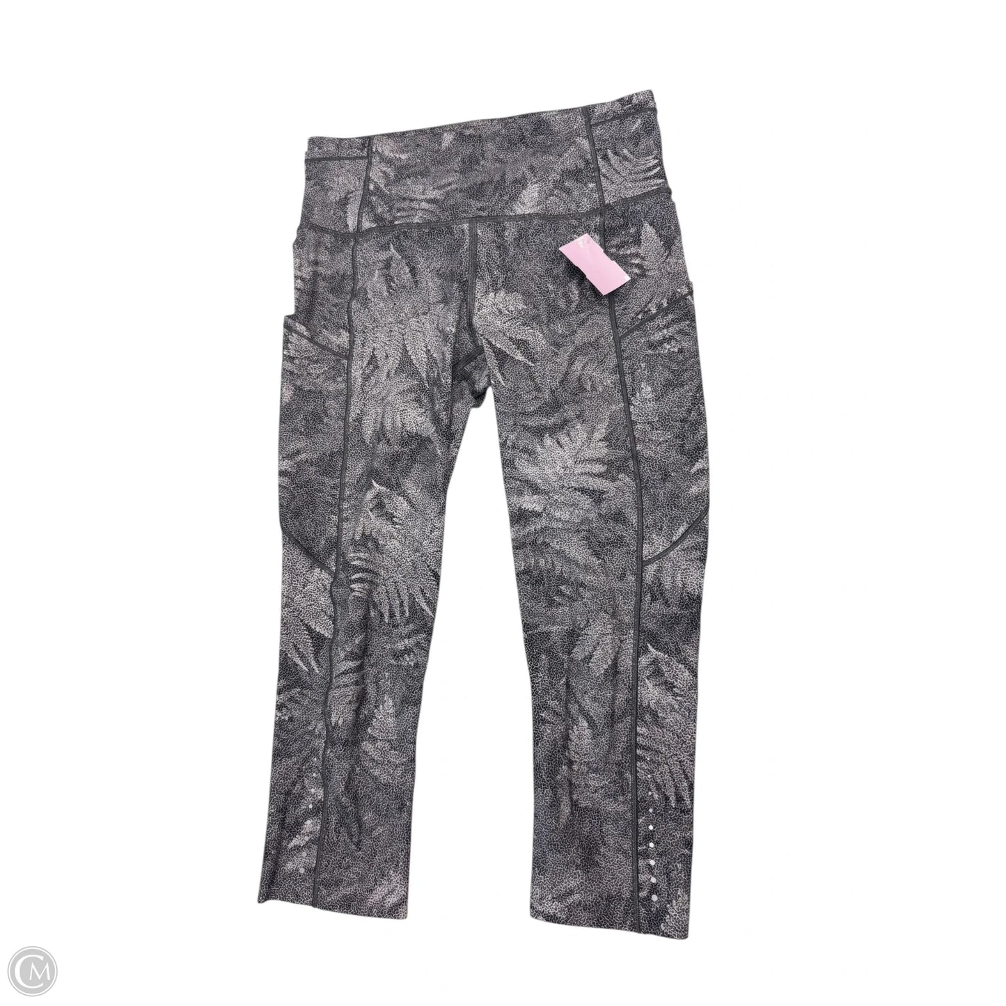 Athletic Capris By Lululemon In Grey, Size: 6