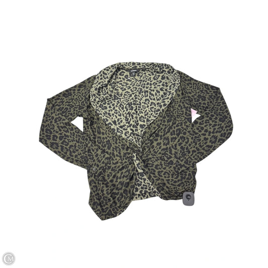 Top Long Sleeve By Express In Green, Size: Xs