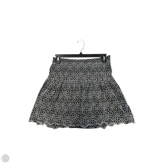 Skirt Mini & Short By Express In Black & White, Size: 10