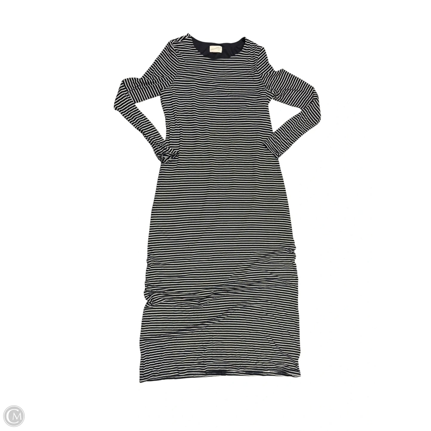 Dress Casual Maxi By Universal Thread In Striped Pattern, Size: 10