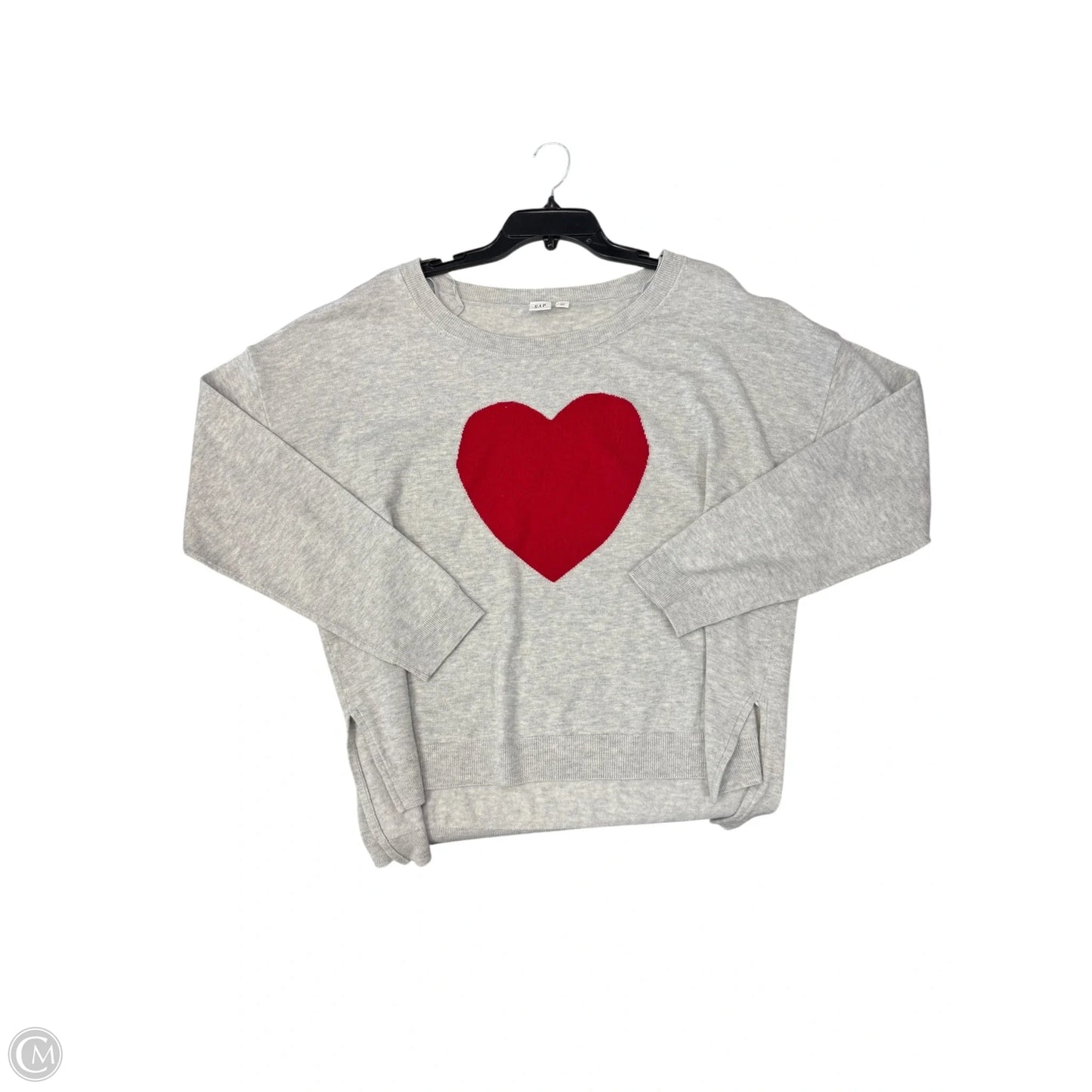 Sweater By Gap In Grey, Size: Xxl