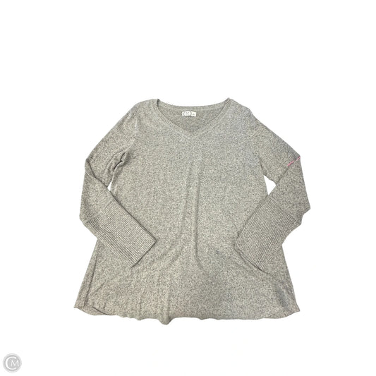 Top Long Sleeve By Maurices In Grey, Size: L