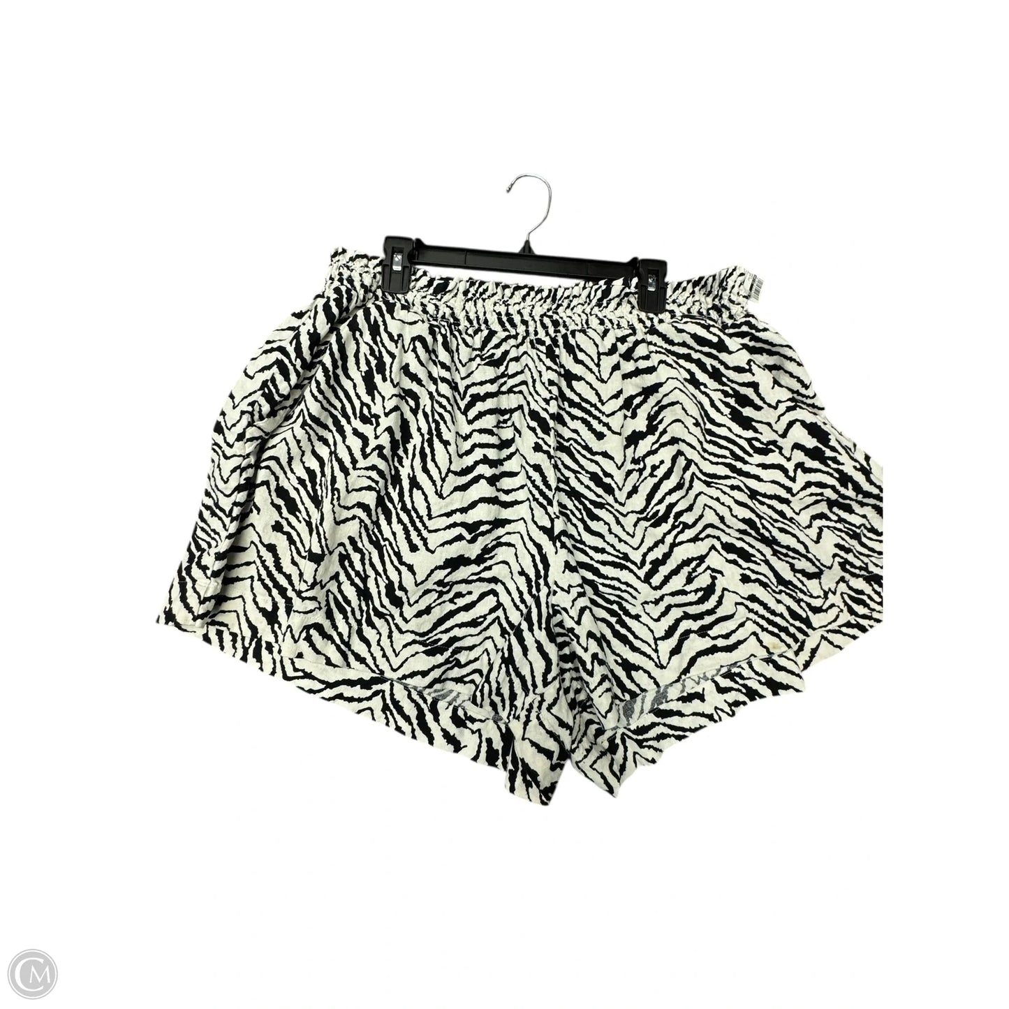 Shorts By Ava & Viv In Zebra Print, Size: 2x