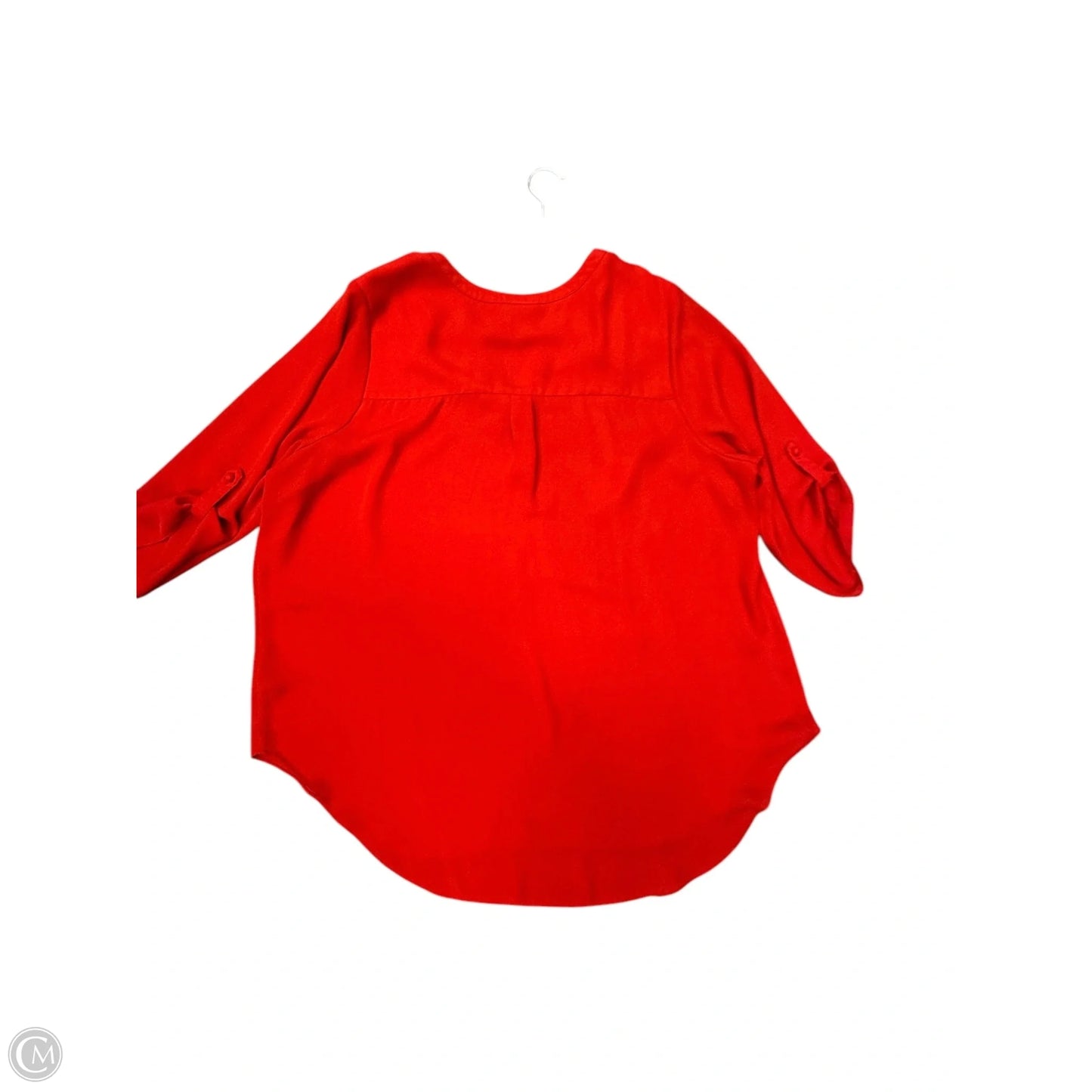 Top 3/4 Sleeve By Worthington In Red, Size: 1x