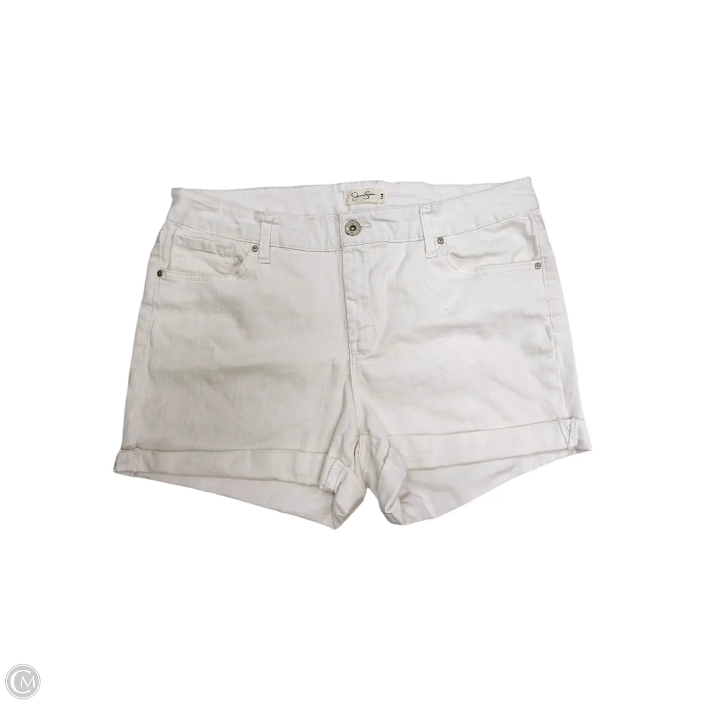 Shorts By Jessica Simpson In White, Size: 18
