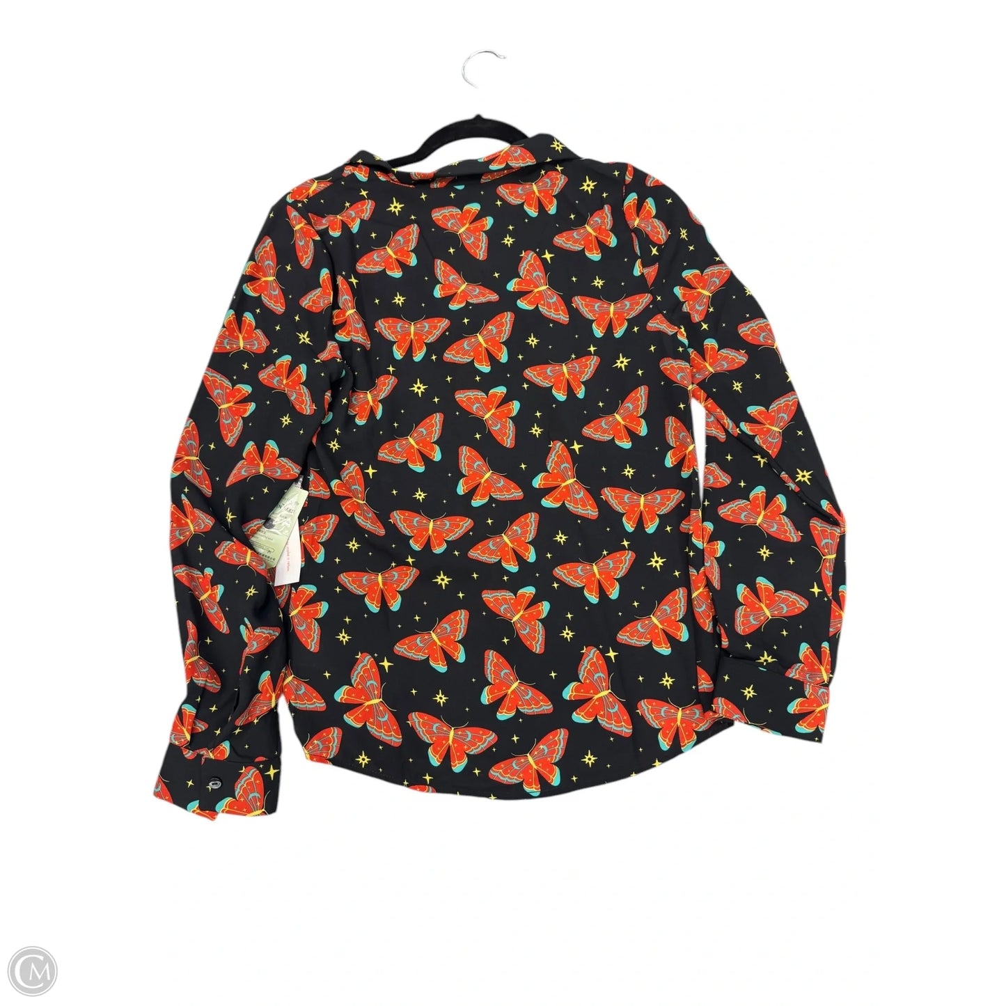 Top Long Sleeve By Modcloth In Black, Size: L