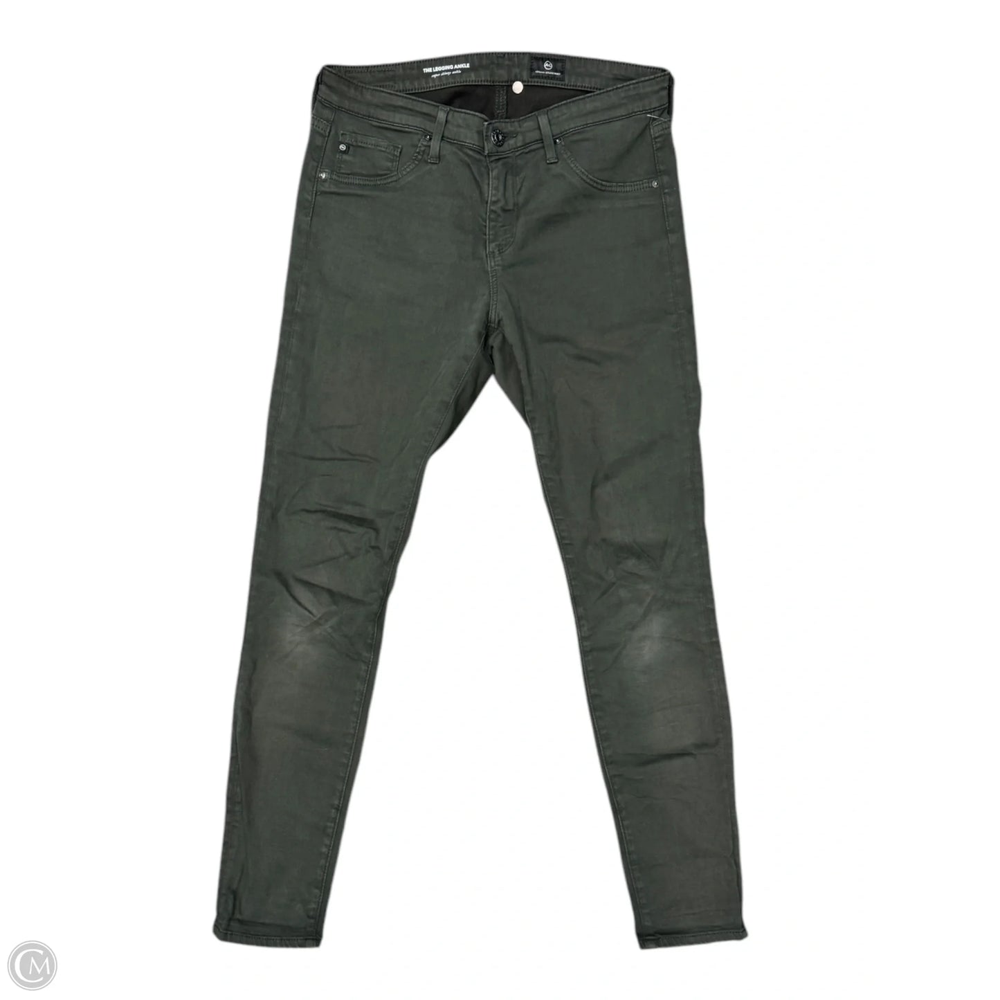 Jeans Skinny By Ag Jeans In Green, Size: 0