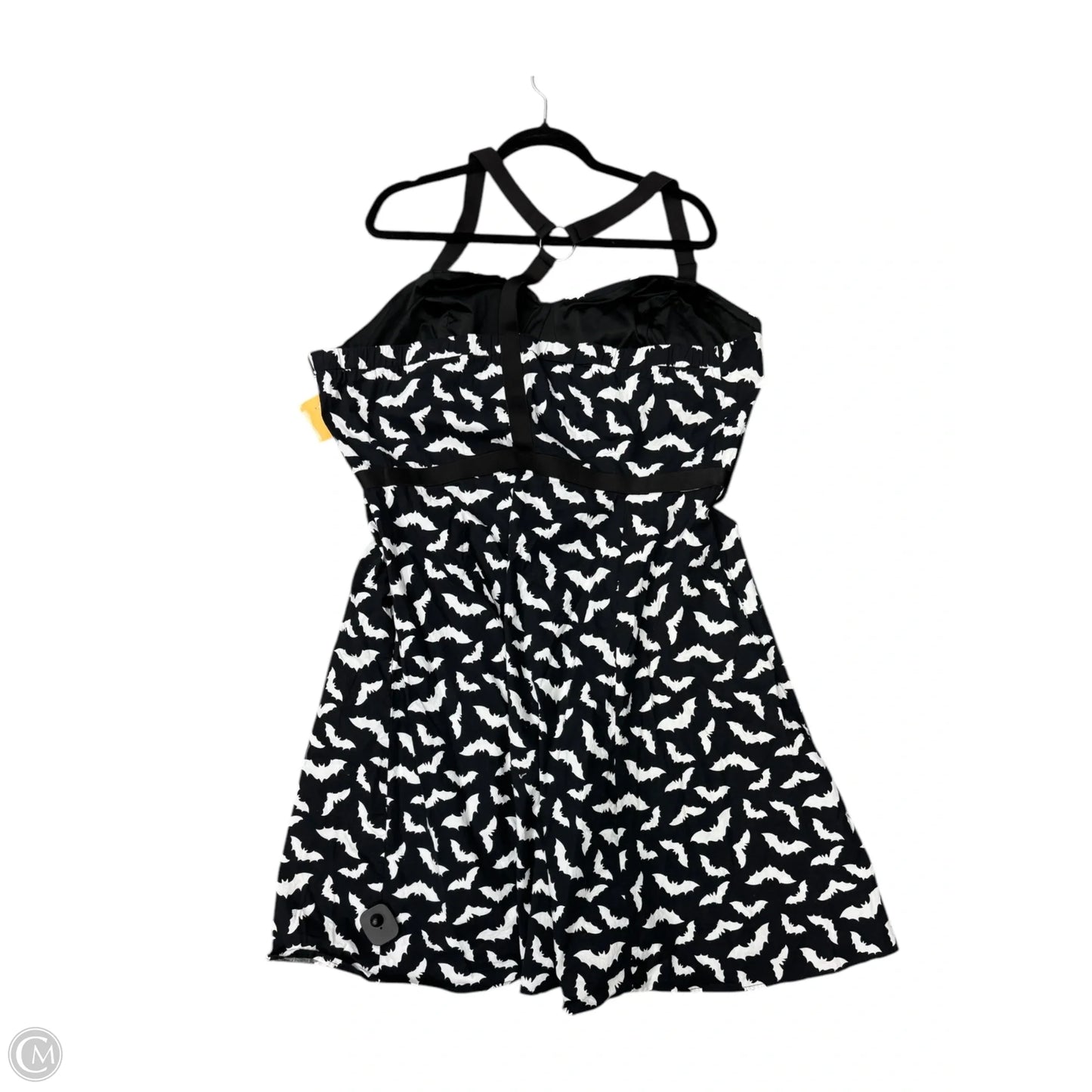 Dress Casual Midi By Clothes Mentor In Black, Size: 22