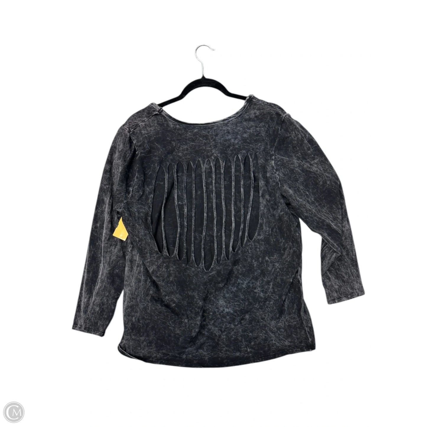 Top Short Sleeve By Forever 21 In Black, Size: Xl
