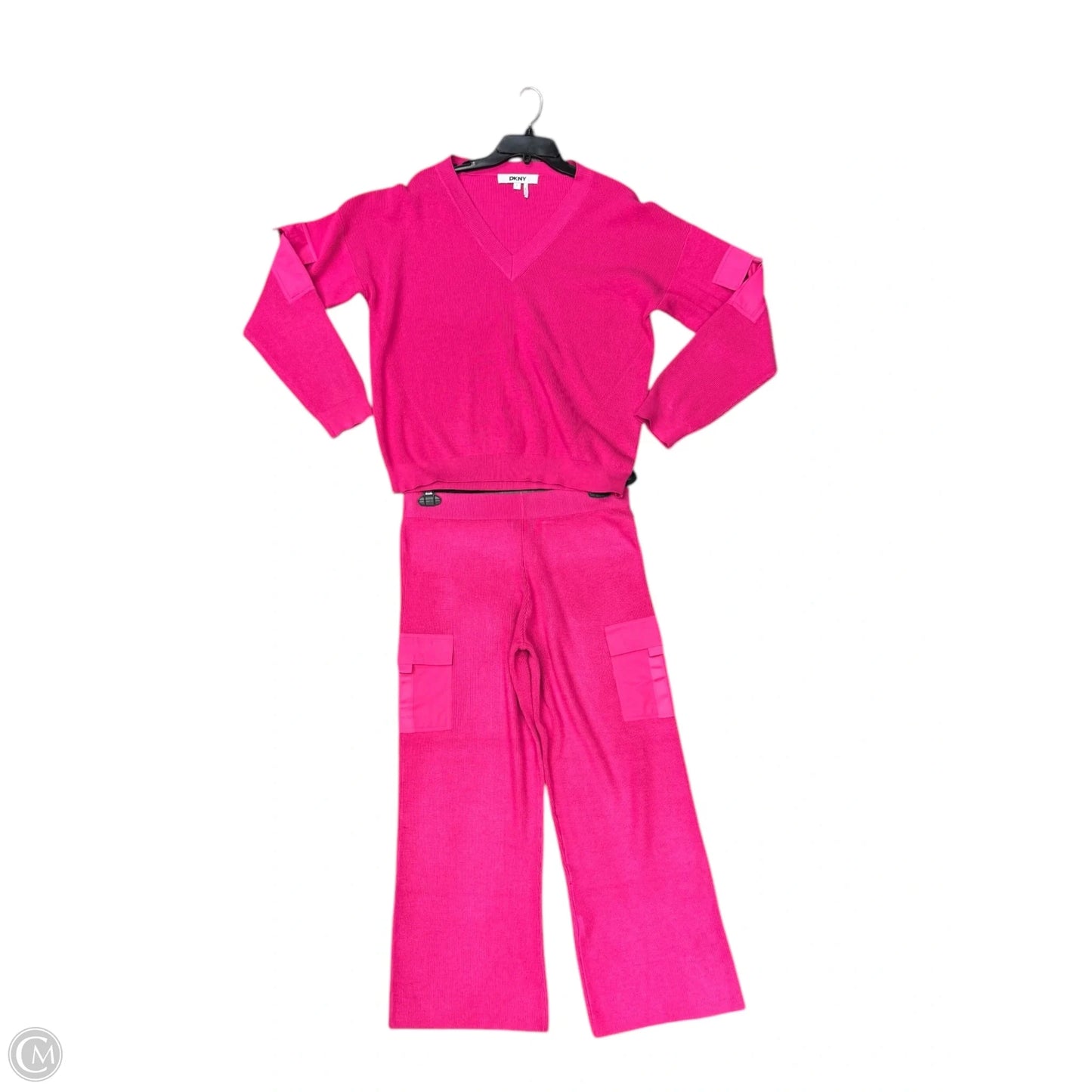 Pants Set 2pc By Dkny In Pink, Size: L