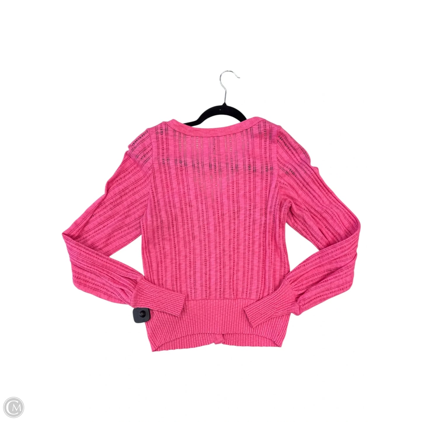 Cardigan By Clothes Mentor In Pink, Size: M