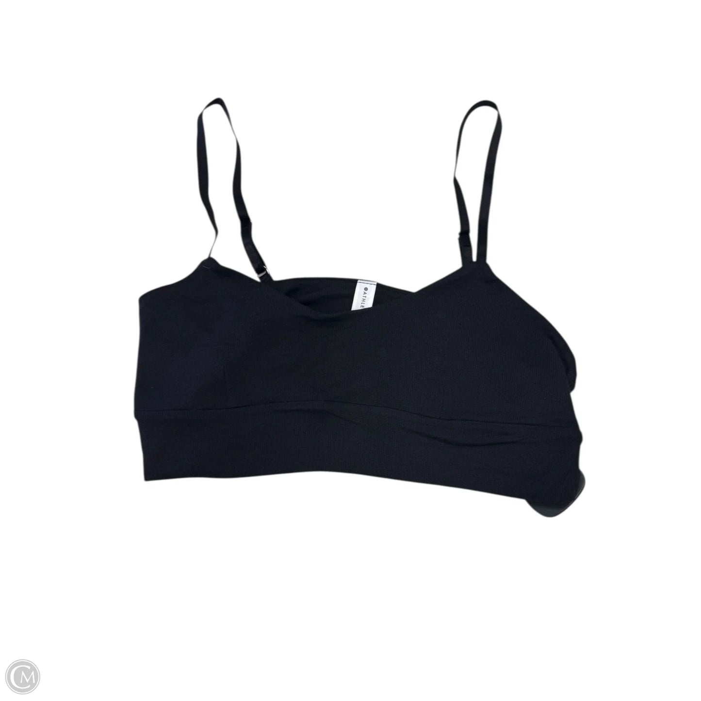 Athletic Bra By Athleta In Black, Size: Xl