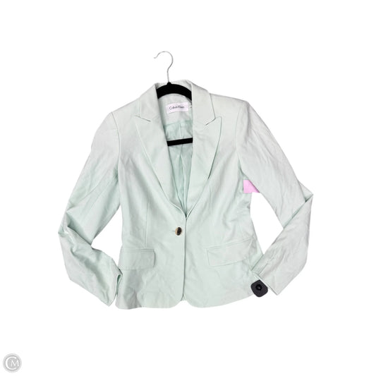 Blazer By Calvin Klein In Green, Size: S